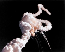 Гибель «Челленджера» 28 января 1986 года. Kennedy Space Center/NASA